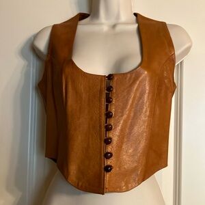 Lotus Mt. Shasta Co. Vintage Leather Vest